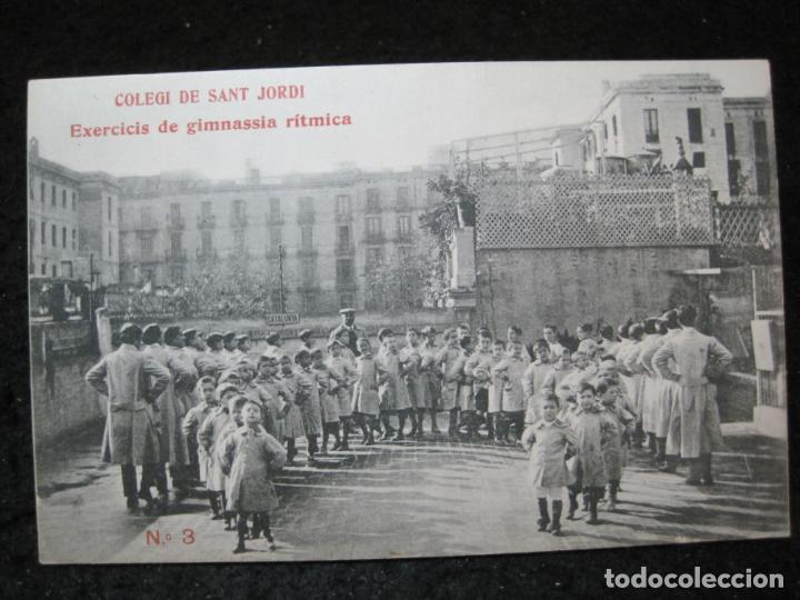 Postcards: BARCELONA-COLEGI DE SANT JORDI-EXERCICIS DE GIMNASSIA RITMICA-POSTAL ANTIGUA-(93.562)