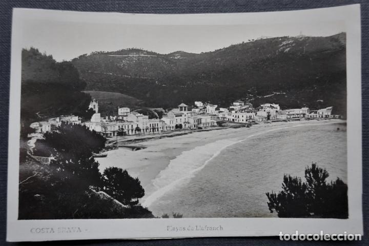 Postales: Playas de Llafranc (costa Brava) postal circulada con sello del a&ntilde;o 1929