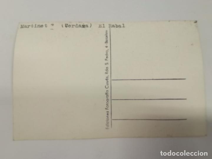 Postales: P-13333. POSTAL MARTINET, EL RABAL. EDICIONES CUYAS. - Foto 2