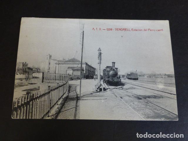Postales: VENDRELL TARRAGONA ESTACION DEL FERROCARRIL - Foto 1