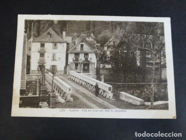 Postales: LES LERIDA PUENTE VALLE DE ARAN - Foto 1