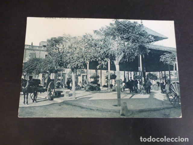 Postales: FIGUERAS GERONA PLAZA DEL COMERCIO - Foto 1