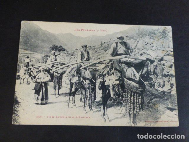 Postales: ANDORRA TIPOS DE MULETEROS - Foto 1