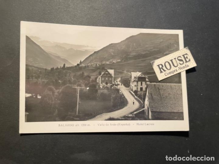 Postales: SALARDU - ALT, 1280 VALLE DE ARAN (ESPA&Ntilde;A) HOTEL LACREU - 14X9 CM.