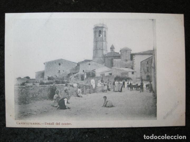 Postales: CASTELLTERSOL-DETALL DEL CENTRE-POSTAL ANTIGUA-(93.705)