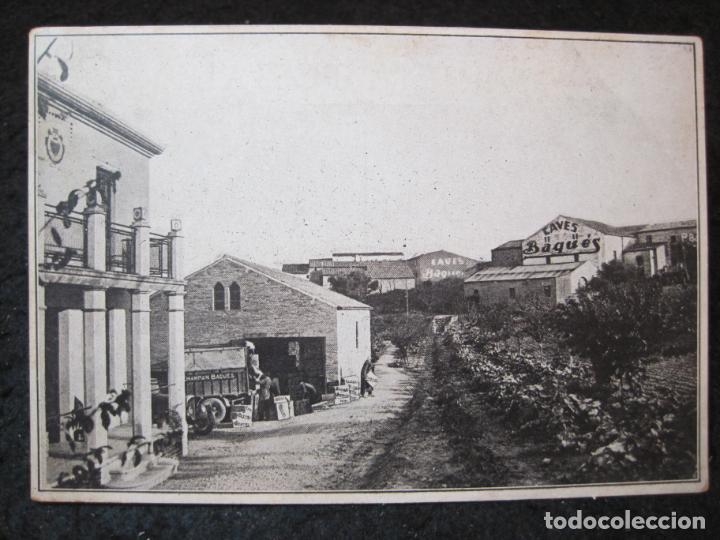 Postales: GUARDIOLA DE FONTRUBI-CAVAS BAQUES-VISTA GENERAL-POSTAL ANTIGUA-(93.753)