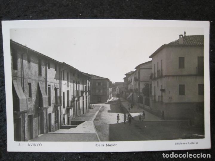Cartoline: AVINY&Oacute;-CALLE MAYOR-5-ED GUITERAS-FOTOGRAFICA-POSTAL ANTIGUA-(93.854)