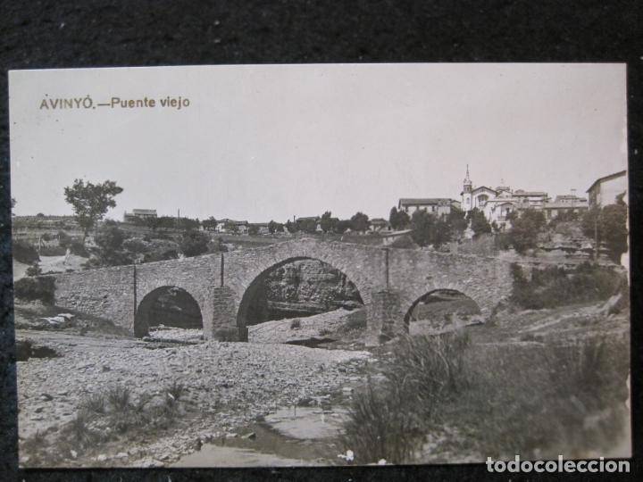 Postcards: AVINY&Oacute;-PUENTE VIEJO-FOTOGRAFICA-POSTAL ANTIGUA-(93.855)