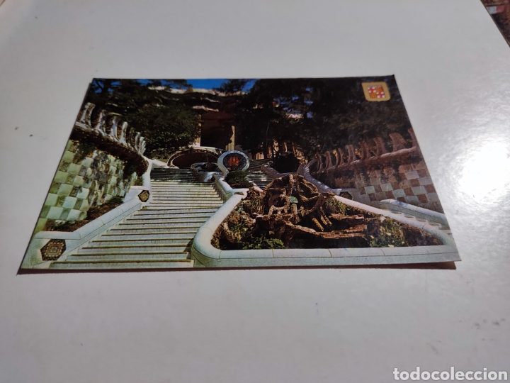 Postales: Postal Barcelona parque G&uuml;ell - Foto 1