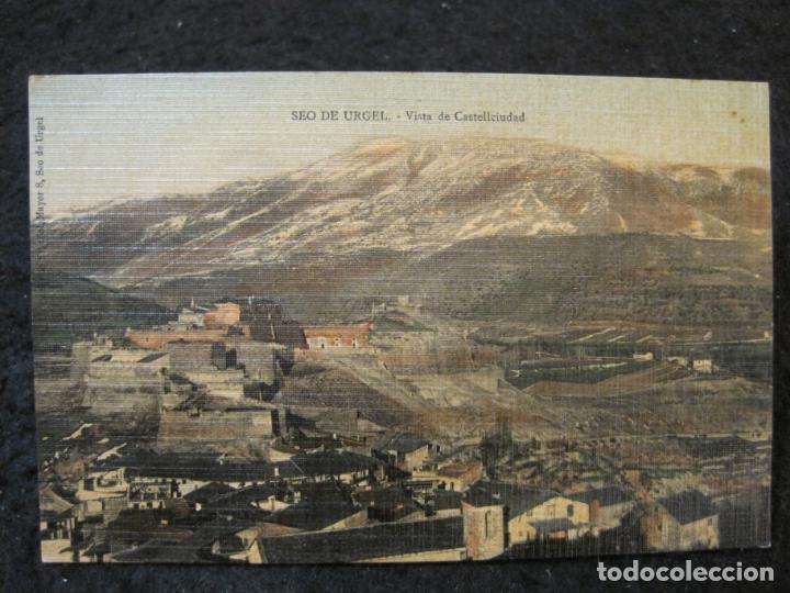 Postales: SEU D'URGELL-SEO DE URGEL-VISTA DE CASTELLCIUDAD-POSTAL ANTIGUA-(94.020)