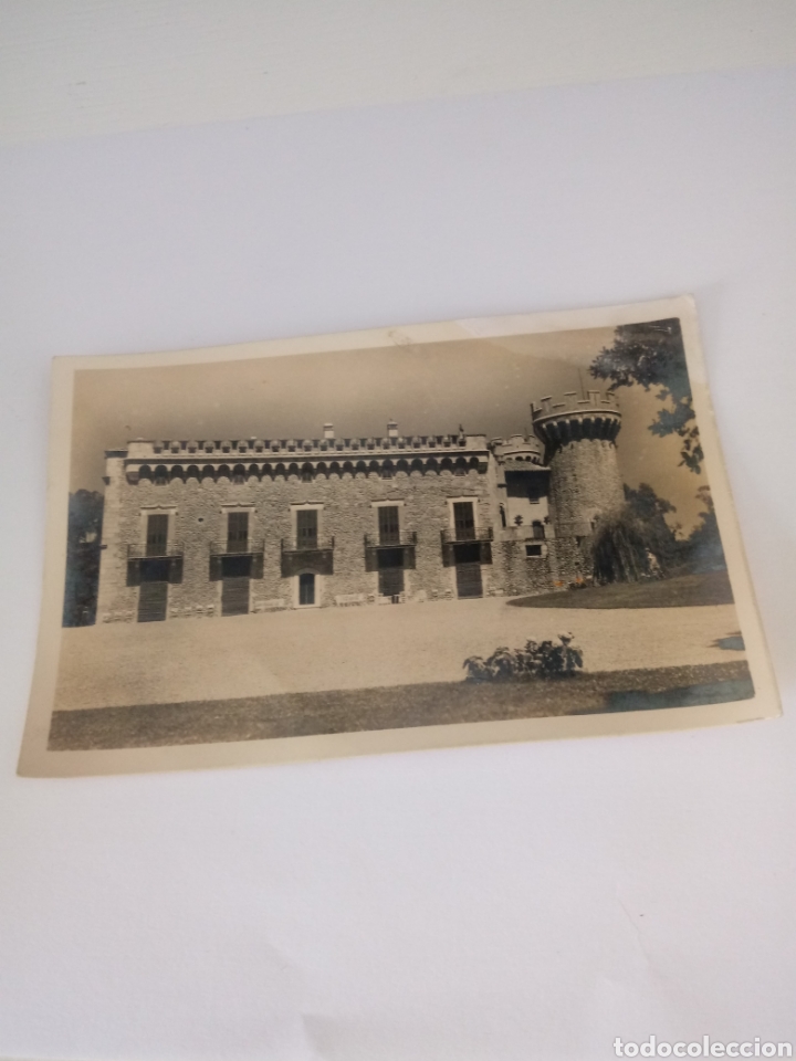 Cartoline: Antigua Postal del Palacio de Perelada en blanco y negro