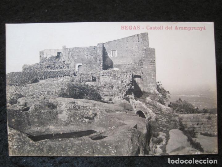 Postcards: BEGAS-CASTELL DEL ARAMPRUNYA-FOTOGRAFICA-POSTAL ANTIGUA-(94.087)