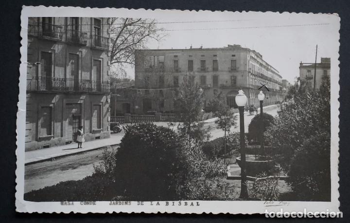Cartes Postales: Jardins de la Bisbal, antigua postal circulada. ver foto del reverso