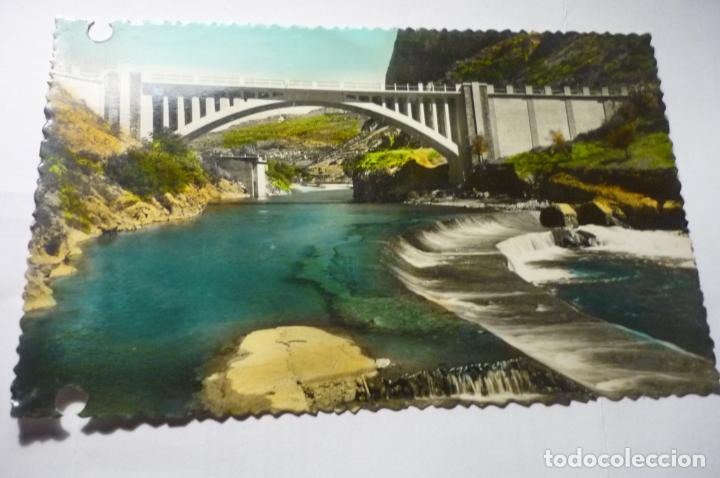 Postales: postal coloreada pont d&acute;espia sobre el rio segre- escrita cm