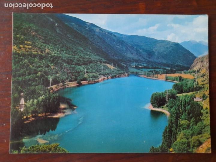 Postais: Postal Lago de la Guingueta o estany de la Gola, en el municipio la Guingueta d&acute;Aneu Alta Ribagorza