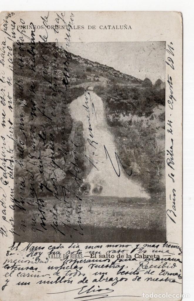 Postales: Pirineos Orientales. Valle de Ribas. El Salto de la cabreta