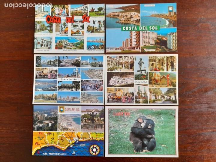 Postais: Una postal de la Costa del Sol colaig im&aacute;genes de distintas poblaciones a&ntilde;os 70, 6 postales a elegir