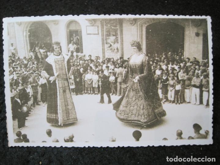 Postkarten: VILAFRANCA-GEGANTES-GIGANTES DE VILAFRANCA-FOTOGRAFICA-POSTAL ANTIGUA-(94.299)