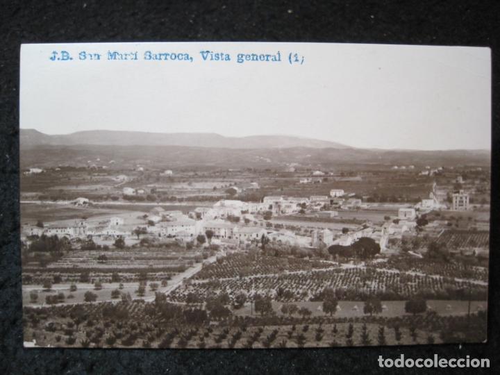 Cartes Postales: SANT MARTI SARROCA-VISTA GENERAL-J.B. 1-FOTOGRAFICA-POSTAL ANTIGUA-(94.301)