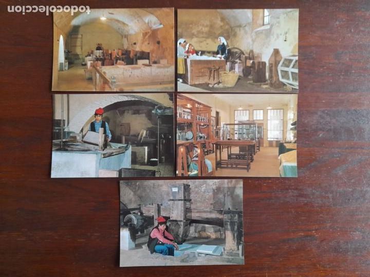 Postais: Una postal del museo nacional del Papel en Capellades comarca Anoia, cinco tarjetas a elegir