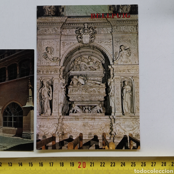 Postales: 2 postales de Bellpuig, Lleida de 1969, 1978 - Foto 3
