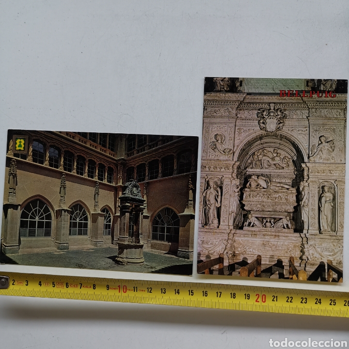 Postales: 2 postales de Bellpuig, Lleida de 1969, 1978 - Foto 1