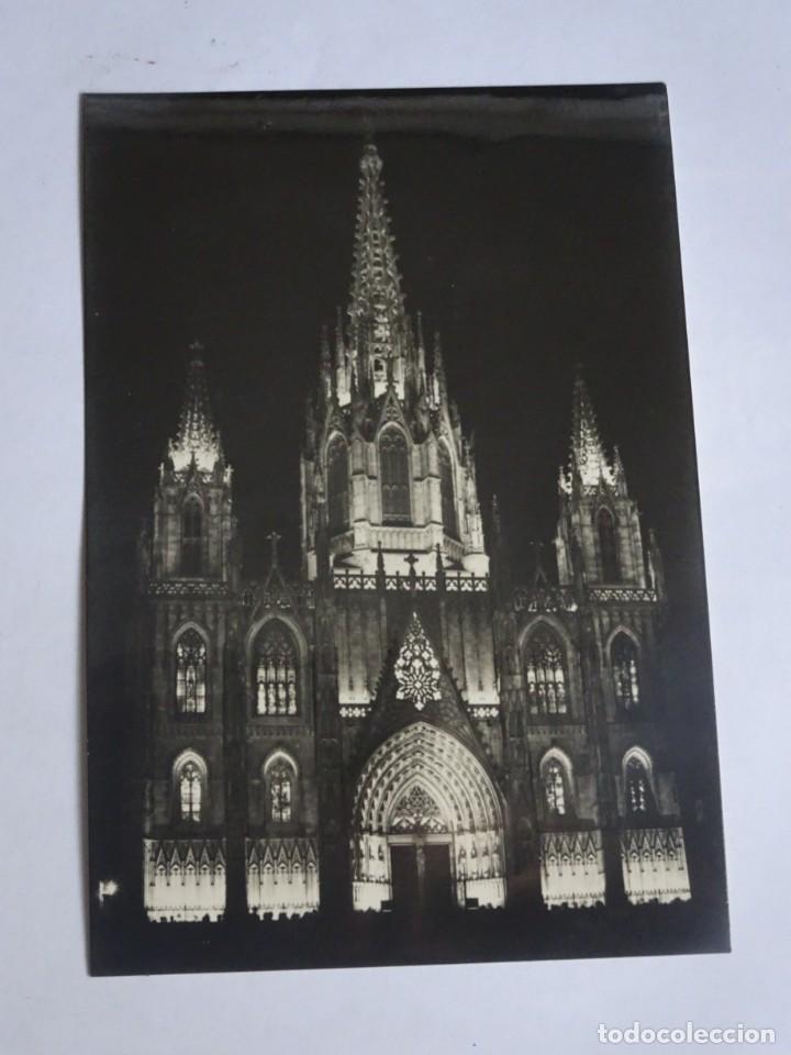 Postales: ANTIGUA POSTAL FOTOGR&Aacute;FICA , CATEDRAL DE BARCELONA, VER FOTOS