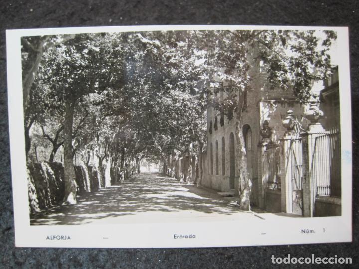 Postkarten: ALFORJA-ENTRADA-FOTOGRAFICA-POSTAL ANTIGUA-(94.499)