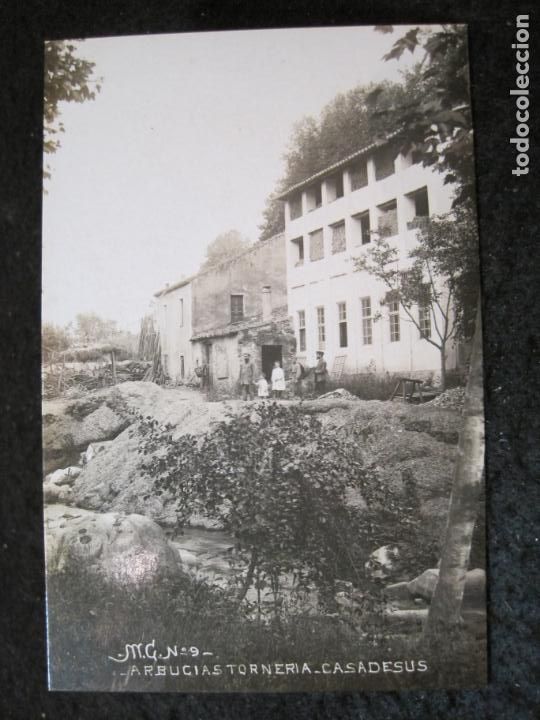 Cartoline: ARBUCIAS-TORNERIA CASADESUS-POSTAL ANTIGUA-(94.516)
