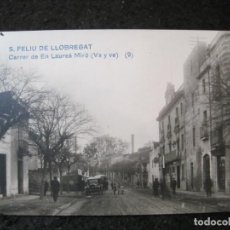 Postales: SANT FELIU DE LLOBREGAT-CARRER DE EN LAUREA MIRO-FOTOGRAFICA-POSTAL ANTIGUA-(94.525). Lote 346251048