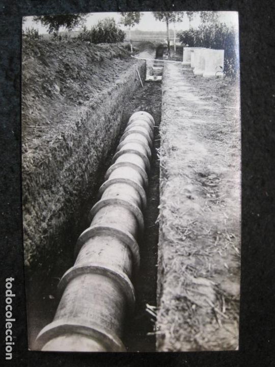 Postais: RIEGOS DE D.B. DE VI&Ntilde;ALS, BORDILS-FLASSA-OBRA CONSTRUID POR ENRIQUE SAGRERA-POSTAL ANTIGUA-(94.529)
