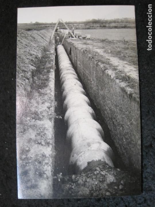 Postais: RIEGOS DE D.B. DE VI&Ntilde;ALS, BORDILS-FLASSA-OBRA CONSTRUID POR ENRIQUE SAGRERA-POSTAL ANTIGUA-(94.530)