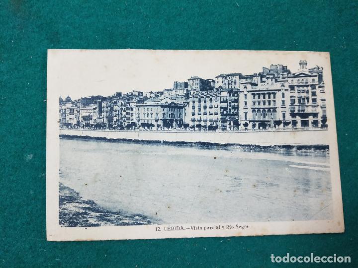 Postales: POSTAL 12 LERIDA. VISTA PARCIAL Y RIO SEGRE. L. ROISIN FOT.