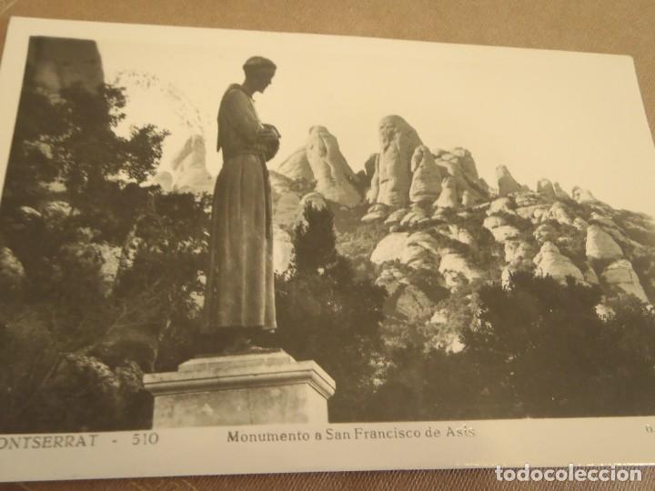 Postales: MONTSERRAT - MONUMENTO A SAN FRANCISCO DE ASIS