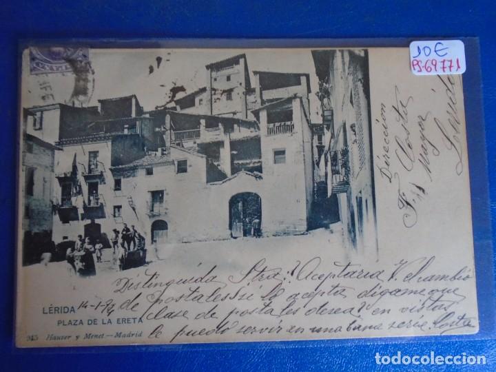 Postales: (PS-69771)POSTAL DE LERIDA-PLAZA DE LA ERETA.HAUSER Y MENET
