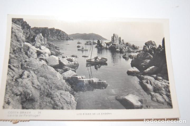 Postales: ANTIGUA TARJETA POSTAL DE COSTA BRAVA, LAS ROCAS DE LA CADENA . EDIF.: 922/1046.A&Ntilde;O 1949