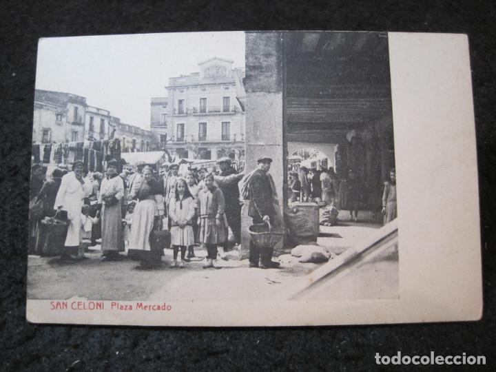 Postais: SANT CELONI-PLAZA MERCADO-THOMAS-POSTAL ANTIGUA-(94.680)