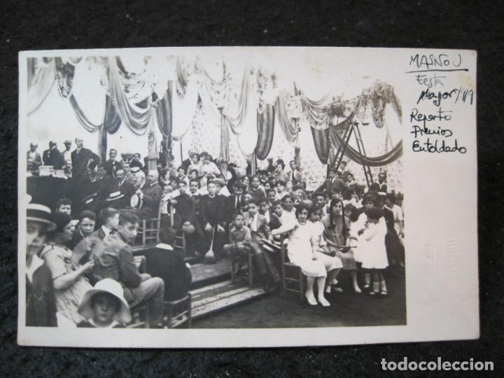 Postais: MASNOU-FESTA MAJOR 1919-REPARTO PREMIOS ENTOLDADO-FOTOGRAFICA-POSTAL ANTIGUA-(94.695)