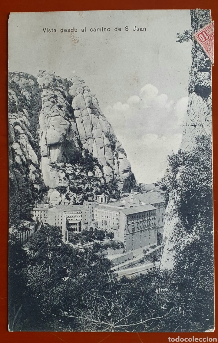 Cartes Postales: POSTAL MONTSERRAT: VISTA DESDE EL CAMINO DE S. JUAN