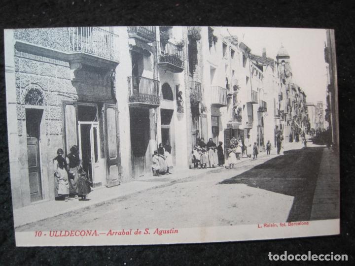 Postales: ULLDECONA-ARRABAL DE SAN AGUSTIN-ROISIN-10-POSTAL ANTIGUA-(94.813)