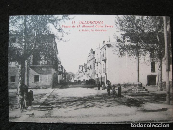 Postais: ULLDECONA-PLAZA DE D.MANUEL SALES FERRE-ROISIN-11-POSTAL ANTIGUA-(94.814)