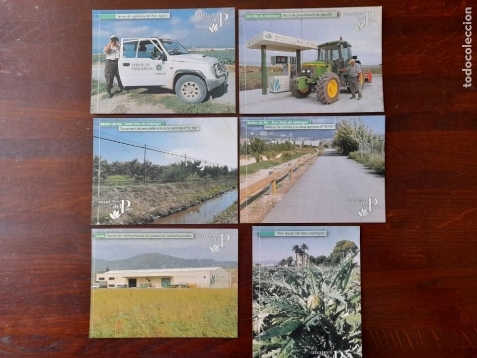 Postcards: Una postal del Parc agrari del baix LLobregat, seis tarjetas a elegir distintos servicios