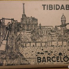 Postales: TIRA ACORDEON DE 10 POSTALES: TIBIDABO. BARCELONA.. Lote 347170423
