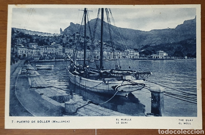 Postales: POSTAL DE SOLLER (MALLORCA), EL MUELLE. Edici&oacute; Marqu&egrave;s - Foto 1