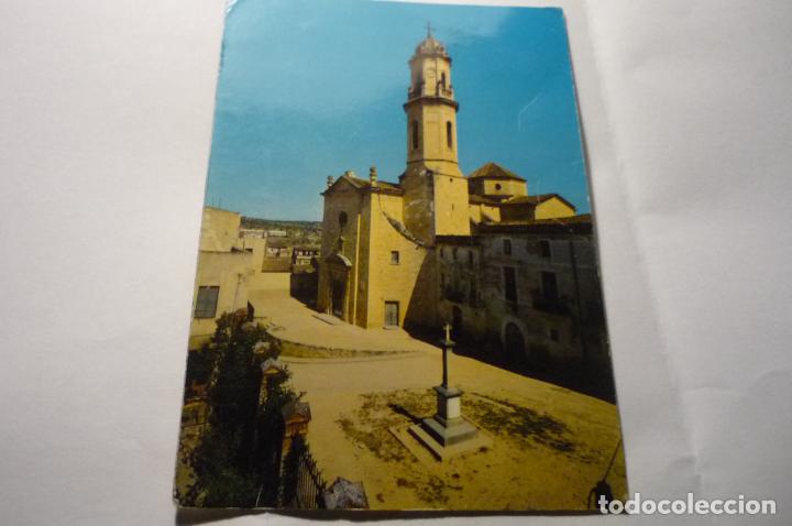 Postales: postal catllar-tarragona pl.iglesia y cruz caidos.-circulada