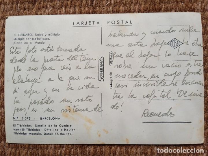 Postales: BARCELONA - TIBIDABO - SOBERANAS - Foto 2