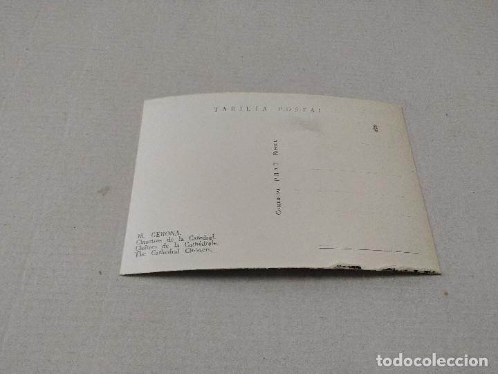 Postales: GIRON&Eacute;S - POSTAL GERONA - CLAUSTROS DE LA CATEDRAL - Foto 2
