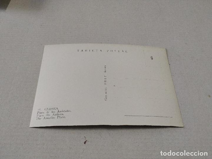 Postales: GIRON&Eacute;S - POSTAL GERONA - PLAZA DE LOS AP&Oacute;STOLES - Foto 2
