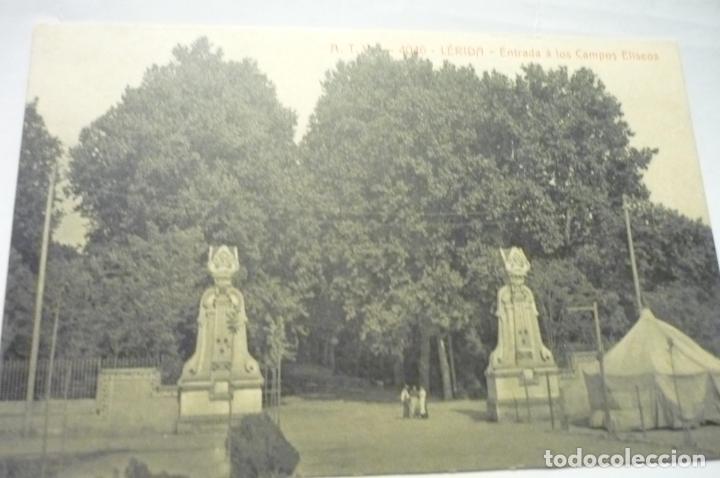 Postales: postal lerida entrada campos eliseos cm