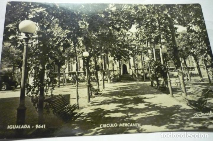 Postales: postal igualada circulo mercantil escrita cm - Foto 1